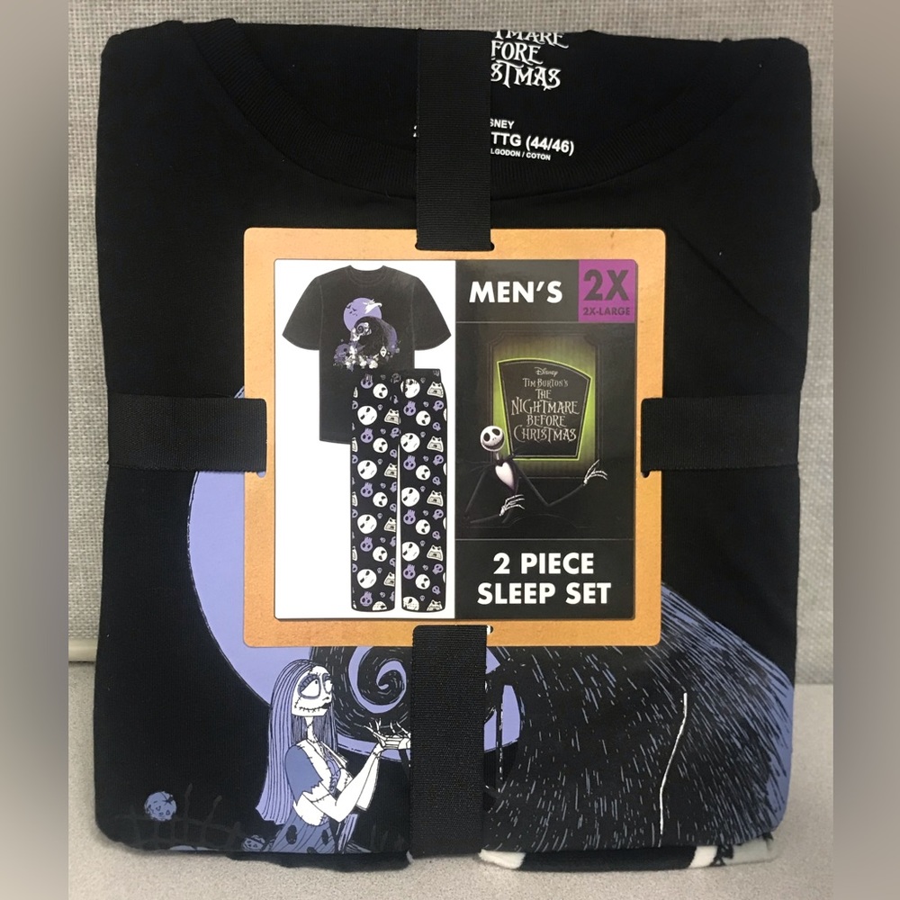 Nightmare before Christmas 2 Piece Sleep Set Men’s 2XL NWT